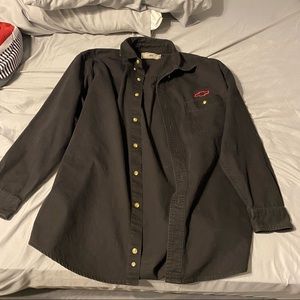 lees classic black denim jacket